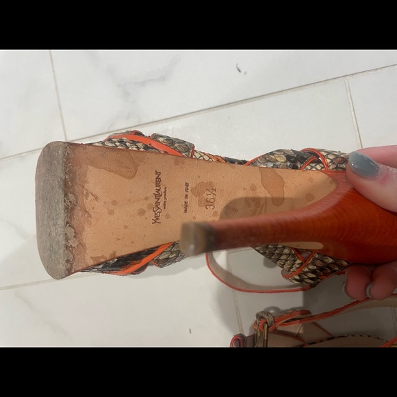 YSL snake skin high heels authentic - Picture 7 of 7